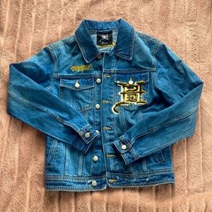 🔥🐯 ED HARDY NYC TIGER DENIM JACKET 🐯🔥